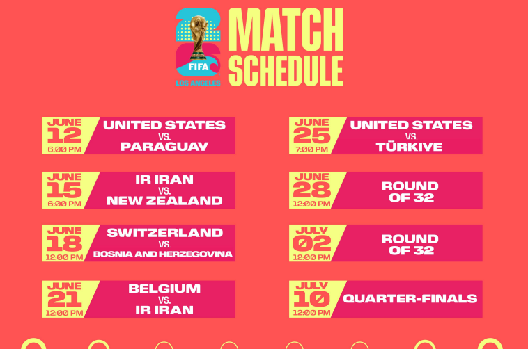 world cup match schedule 2026